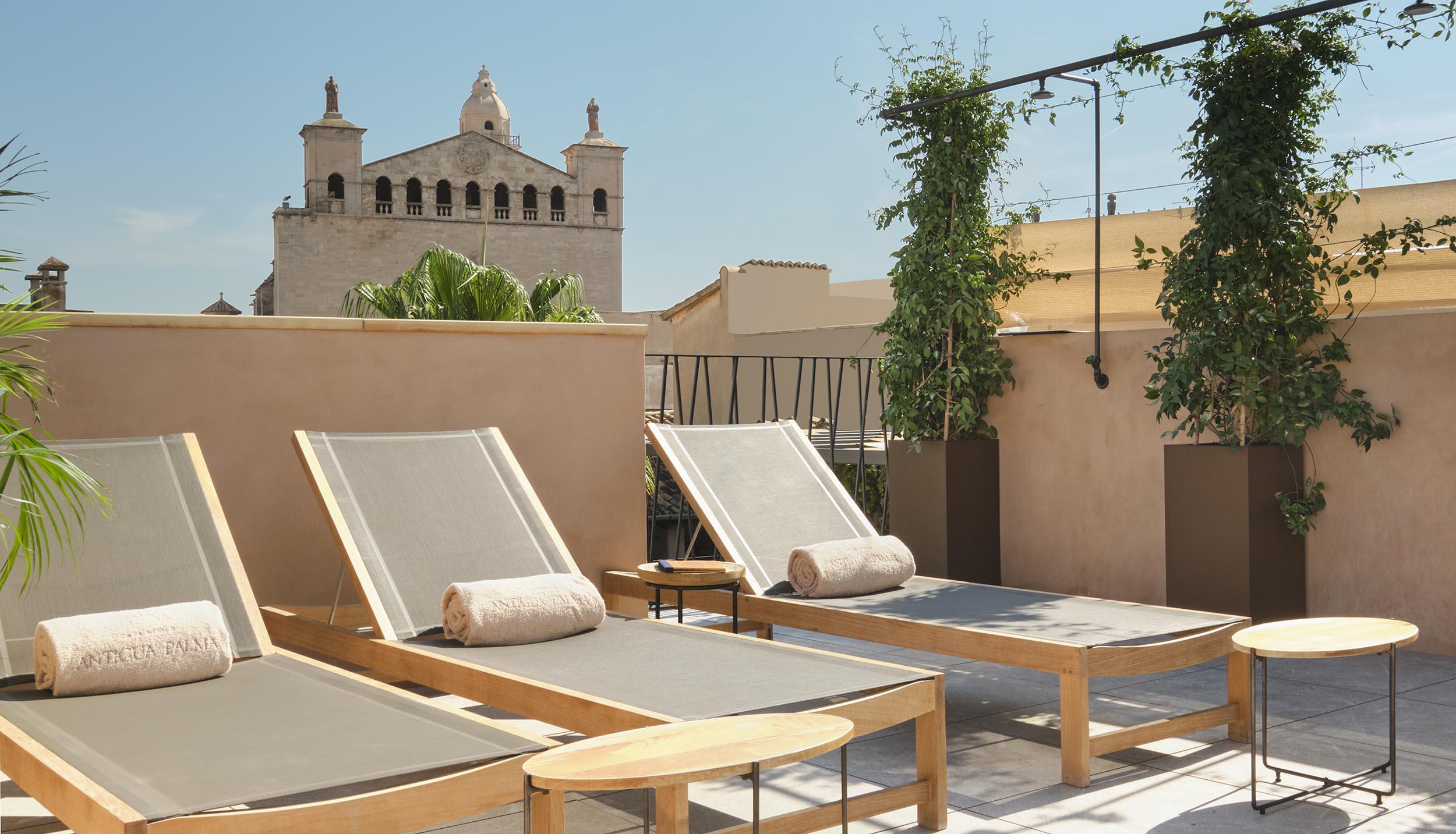 Hotel Antigua Palma - Casa Noble 외부 사진 Rooftop pool