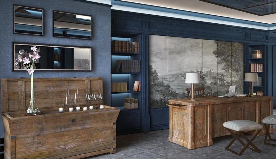 Hotel Antigua Palma - Casa Noble 외부 사진 Interior of the library