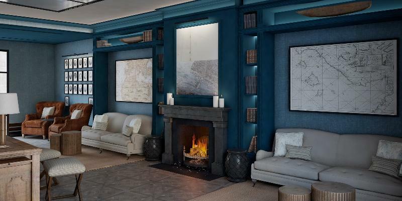 Hotel Antigua Palma - Casa Noble 외부 사진 A fireplace in a living room