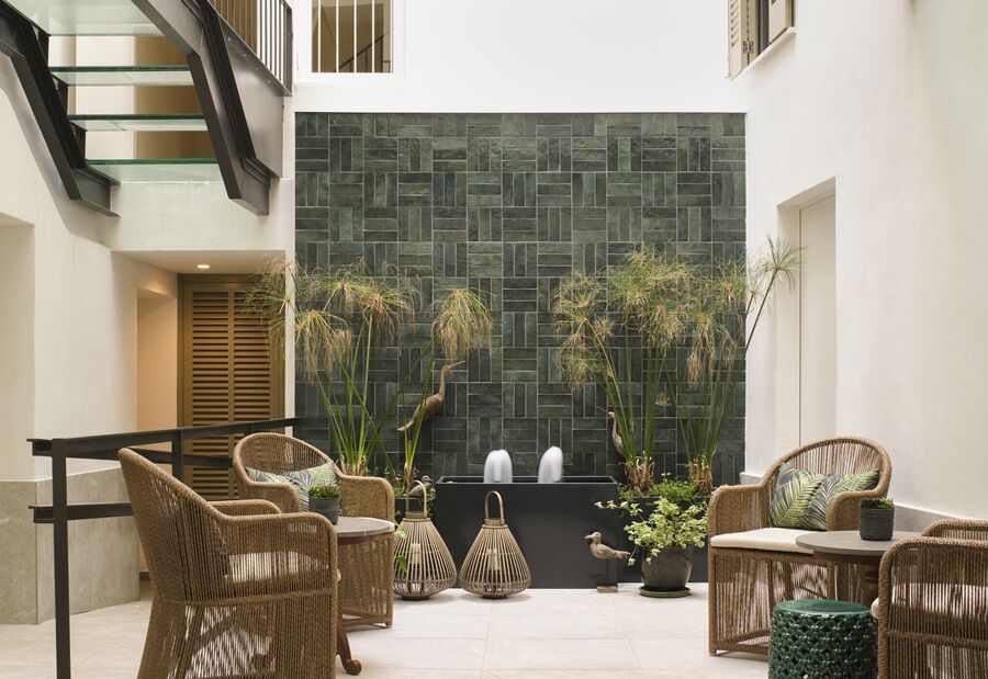 Hotel Antigua Palma - Casa Noble 외부 사진 Interior courtyard