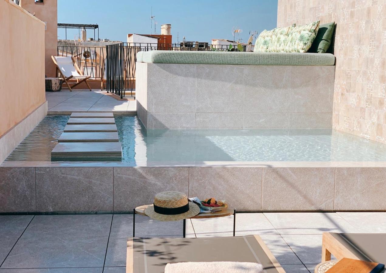 Hotel Antigua Palma - Casa Noble 외부 사진 Rooftop pool at the Hotel